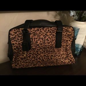 Fossil cheetah handbag